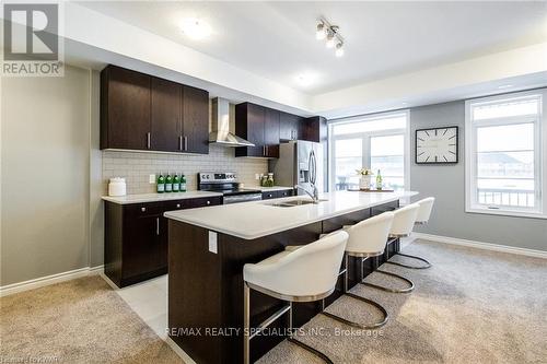 66 Wheat Lane, Kitchener, ON - Indoor Photo Showing Kitchen With Double Sink