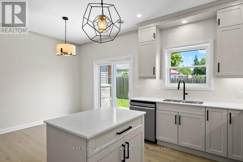 16 Palace Road, Greater Napanee, ON - Indoor Photo Showing Kitchen With Double Sink