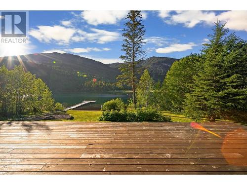 1860 Agate Bay Road, Barriere, BC - Outdoor With Body Of Water With Deck Patio Veranda With View