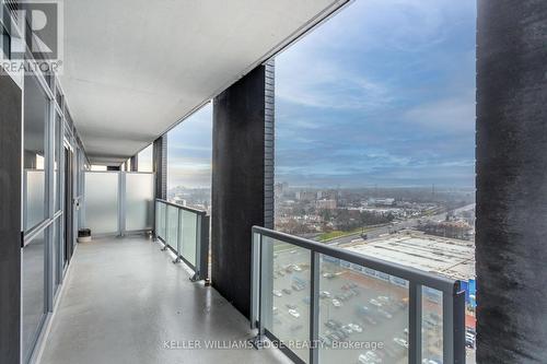 1608 - 2081 Fairview Street, Burlington, ON - Outdoor With Balcony With View With Exterior