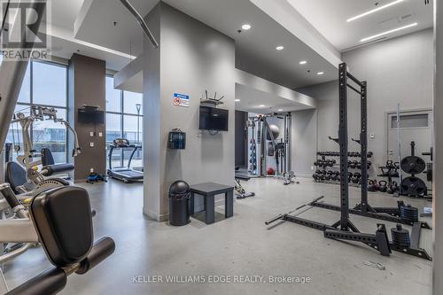 1608 - 2081 Fairview Street, Burlington, ON - Indoor Photo Showing Gym Room