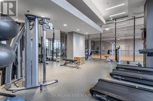 1608 - 2081 Fairview Street, Burlington, ON - Indoor Photo Showing Gym Room