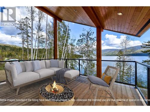 5600 Adams West Fsr Unit# Lot 1, Adams Lake, BC - Outdoor With Body Of Water With Deck Patio Veranda With View With Exterior