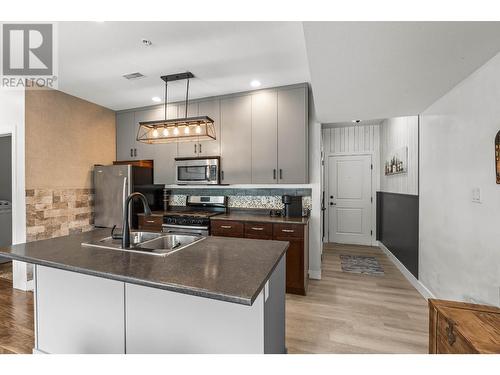 5170 Dallas Drive Unit# 308, Kamloops, BC - Indoor Photo Showing Kitchen With Double Sink