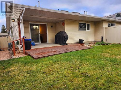 back of townhouse - 1038 11 Avenue Unit# 19, Vernon, BC - Outdoor With Deck Patio Veranda With Exterior