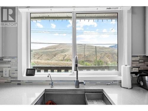 1487 Stage Road, Cache Creek, BC - Indoor Photo Showing Kitchen With Double Sink