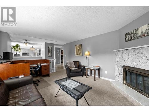 1487 Stage Road, Cache Creek, BC - Indoor Photo Showing Living Room With Fireplace