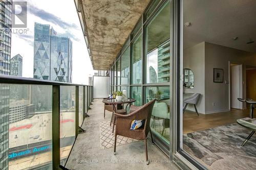 2603 - 55 Bremner Boulevard, Toronto, ON - Outdoor With Balcony With Exterior