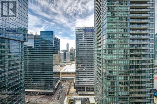 2603 - 55 Bremner Boulevard, Toronto, ON - Outdoor With Balcony With Facade