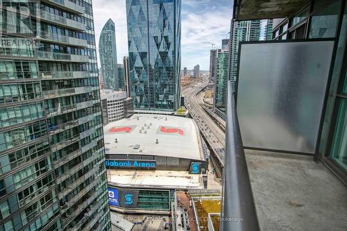 2603 - 55 Bremner Boulevard, Toronto, ON - Outdoor With Balcony