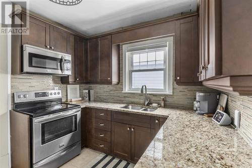 45 Ontario Ave, Sault Ste. Marie, ON - Indoor Photo Showing Kitchen With Double Sink