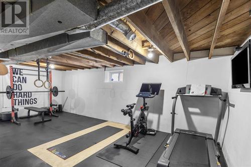 45 Ontario Ave, Sault Ste. Marie, ON - Indoor Photo Showing Gym Room