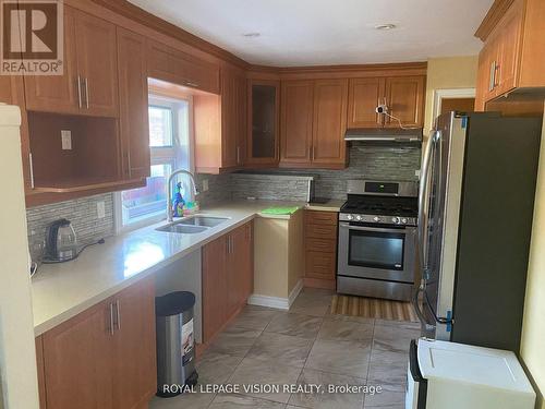 3 Mafeking Crescent, Toronto, ON - Indoor Photo Showing Kitchen With Double Sink