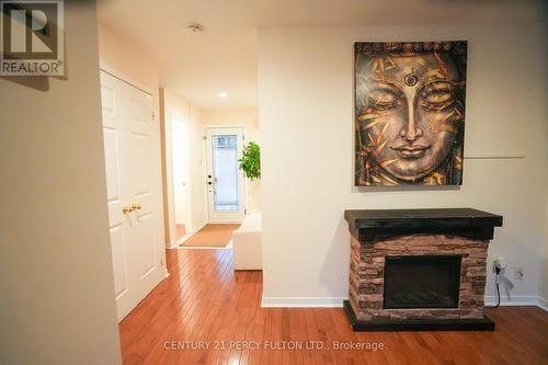 42 Chipstead Avenue, Brampton, ON - Indoor Photo Showing Living Room With Fireplace