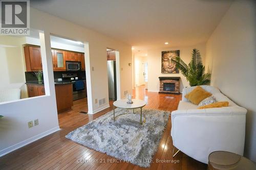 42 Chipstead Avenue, Brampton, ON - Indoor Photo Showing Living Room With Fireplace