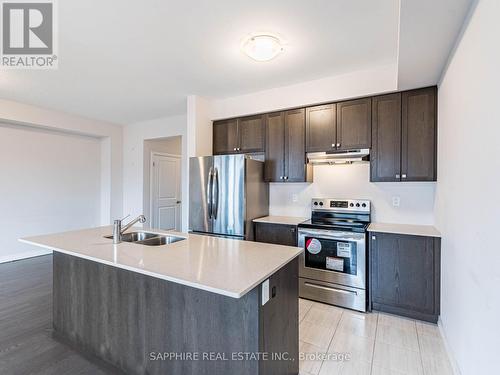 215 Provident Way, Hamilton, ON - Indoor Photo Showing Kitchen With Stainless Steel Kitchen With Double Sink