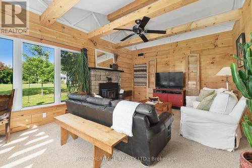 50 Willow Point Road, Brighton, ON - Indoor Photo Showing Living Room With Fireplace