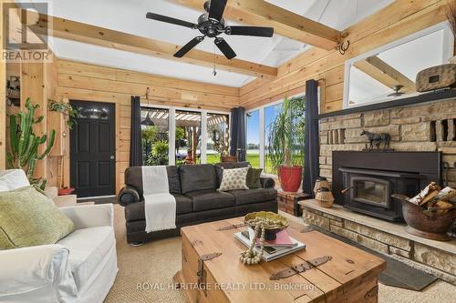 50 Willow Point Road, Brighton, ON - Indoor Photo Showing Living Room With Fireplace