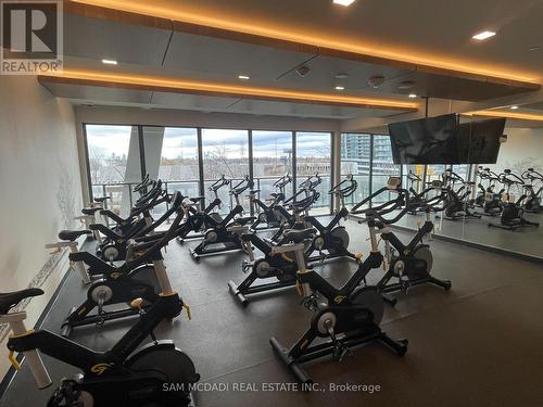 2122 - 30 Shore Breeze Drive, Toronto, ON - Indoor Photo Showing Gym Room