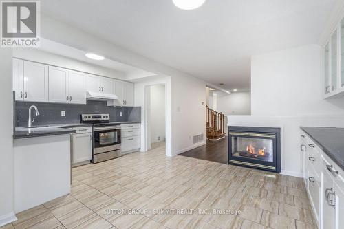 5144 Porter Street, Burlington, ON - Indoor Photo Showing Kitchen With Fireplace