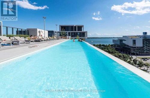 609 - 12 Bonnycastle Street, Toronto, ON - Outdoor With In Ground Pool With View