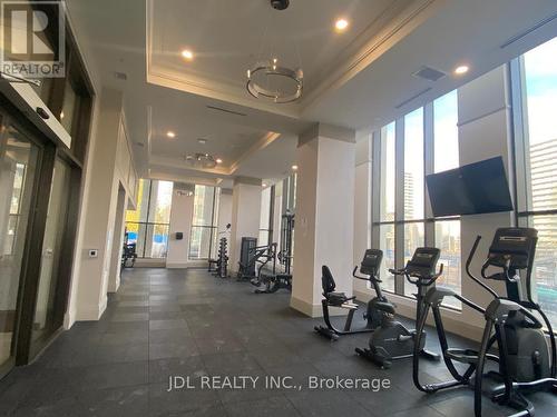 2405 - 30 Elm Drive W, Mississauga, ON - Indoor Photo Showing Gym Room