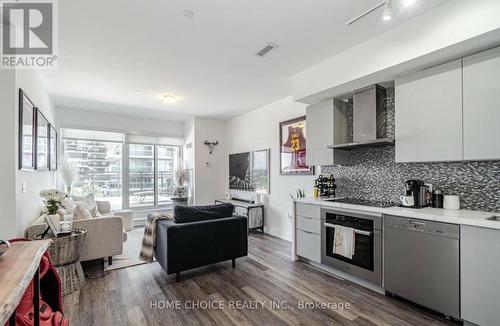 709 - 30 Shore Breeze Drive, Toronto, ON - Indoor Photo Showing Kitchen With Upgraded Kitchen