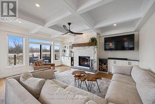 236 Mill Pond Place, Kingston (West Of Sir John A. Blvd), ON - Indoor Photo Showing Living Room With Fireplace