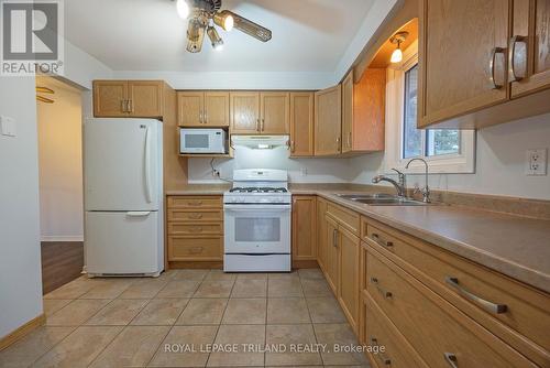 110 Hazelwood Crescent, Central Elgin (Belmont), ON - Indoor Photo Showing Kitchen With Double Sink