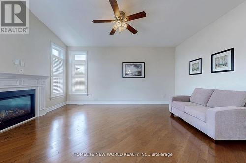 252 Mother'S Street N, Hamilton, ON - Indoor Photo Showing Living Room With Fireplace