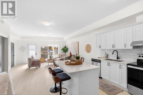 59 Reeve Street Unit# 9, Woodstock, ON - Indoor Photo Showing Kitchen With Double Sink