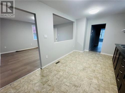 Empty room with light wood-type flooring - 472 First Ave W, North Bay, ON - Indoor Photo Showing Other Room