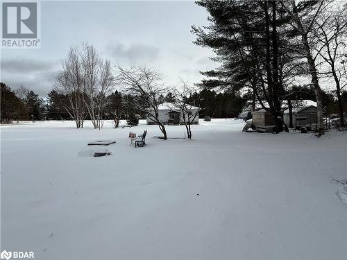 View of yard layered in snow - 32299 Highway 17 E, Deep River, ON - Outdoor With View