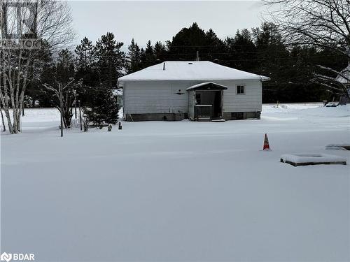 View of snow covered structure - 32299 Highway 17 E, Deep River, ON - Outdoor