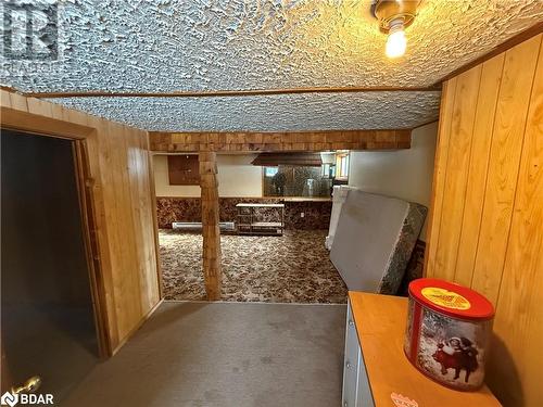 Basement with carpet flooring and wooden walls - 32299 Highway 17 E, Deep River, ON - Indoor Photo Showing Other Room