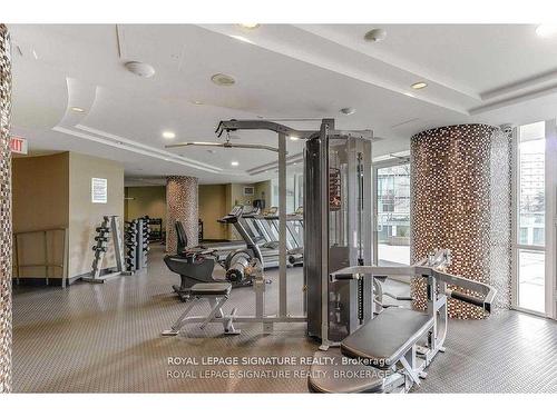 2308-220 Burnhamthrope Rd, Mississauga, ON - Indoor Photo Showing Gym Room