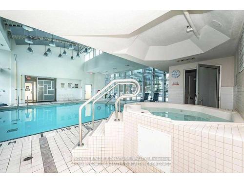 2308-220 Burnhamthrope Rd, Mississauga, ON - Indoor Photo Showing Other Room With In Ground Pool