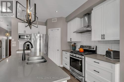 1349 Tremont Drive, Kingston (City Northwest), ON - Indoor Photo Showing Kitchen With Double Sink With Upgraded Kitchen