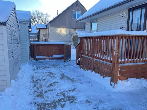 1247 7Th Street, Brandon, MB - Outdoor With Deck Patio Veranda With Exterior