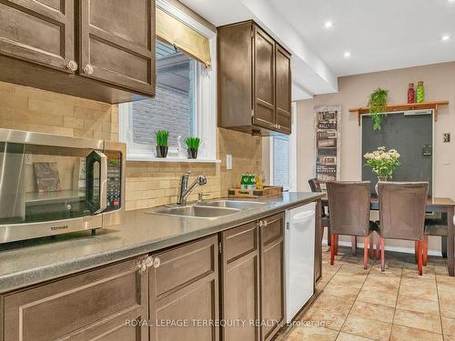 53 Rosebud Ave, Brampton, ON - Indoor Photo Showing Kitchen With Double Sink