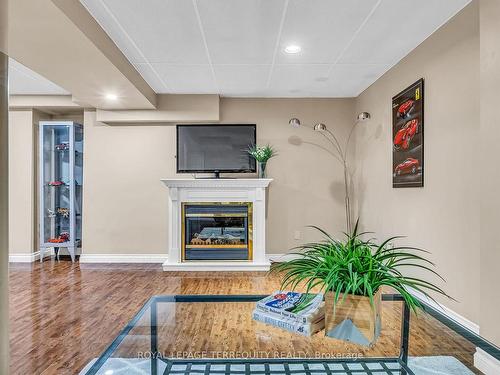 53 Rosebud Ave, Brampton, ON - Indoor With Fireplace