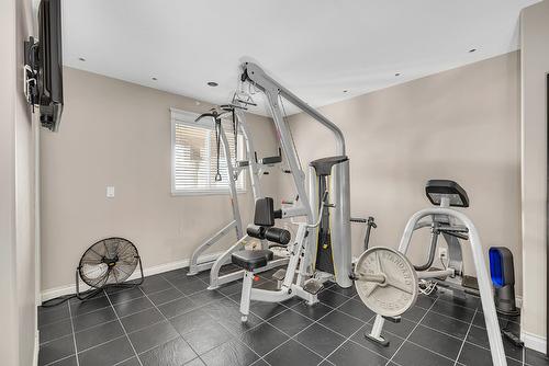 1620 Mission Hill Road, West Kelowna, BC - Indoor Photo Showing Gym Room