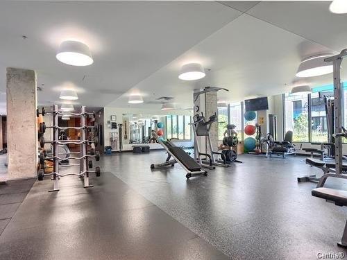 Salle d'exercice - 724-1000 Rue Ottawa, Montréal (Le Sud-Ouest), QC - Indoor Photo Showing Gym Room