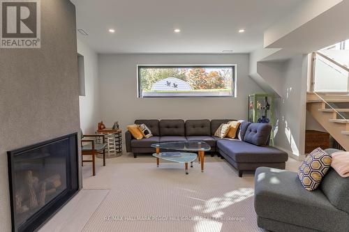 236 Cox Mill Road, Barrie, ON - Indoor Photo Showing Living Room With Fireplace