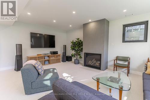 236 Cox Mill Road, Barrie, ON - Indoor Photo Showing Living Room With Fireplace