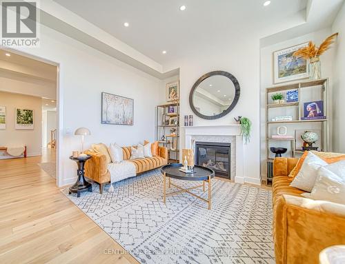 2332 Verne Bowen Street, Oshawa, ON - Indoor Photo Showing Living Room With Fireplace