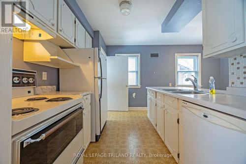 210 Clifford Street, London, ON - Indoor Photo Showing Kitchen With Double Sink