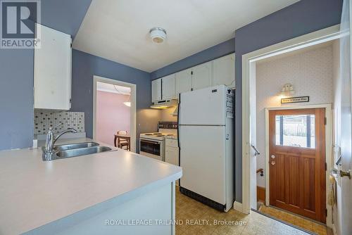 210 Clifford Street, London, ON - Indoor Photo Showing Kitchen With Double Sink