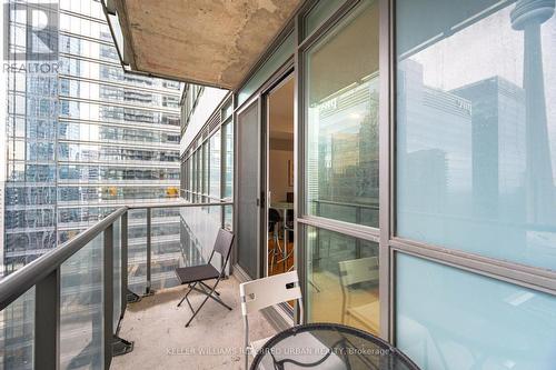 2304 - 65 Bremner Boulevard, Toronto, ON - Outdoor With Balcony With Exterior