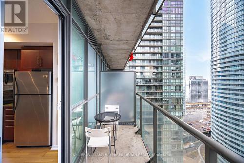 2304 - 65 Bremner Boulevard, Toronto, ON - Outdoor With Balcony